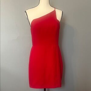 BCBGeneration Scarlet One-Shoulder Dress